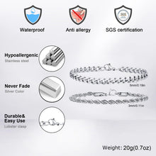 Cargar imagen en el visor de la galería, Set 2 pulseras para hombre
